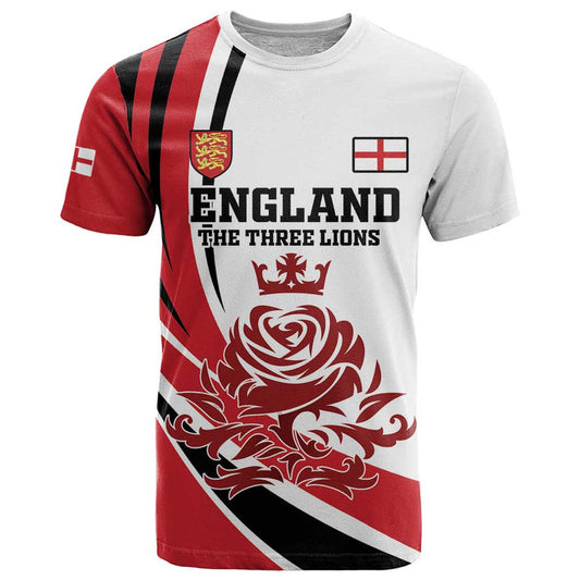 Custom England Football Simple Style T Shirt