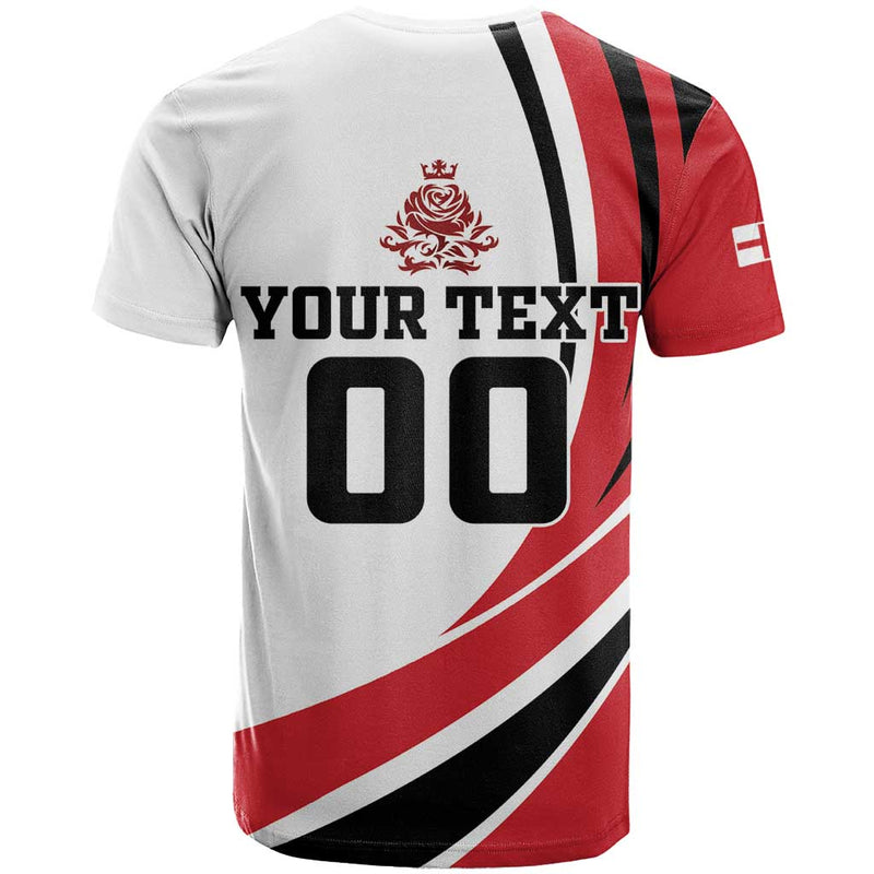 Custom England Football Simple Style T Shirt