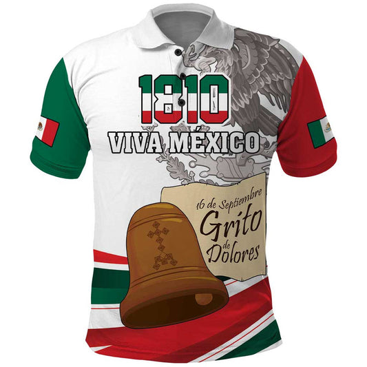 Custom Mexico Independence Day El Grito De Independencia Polo Shirt