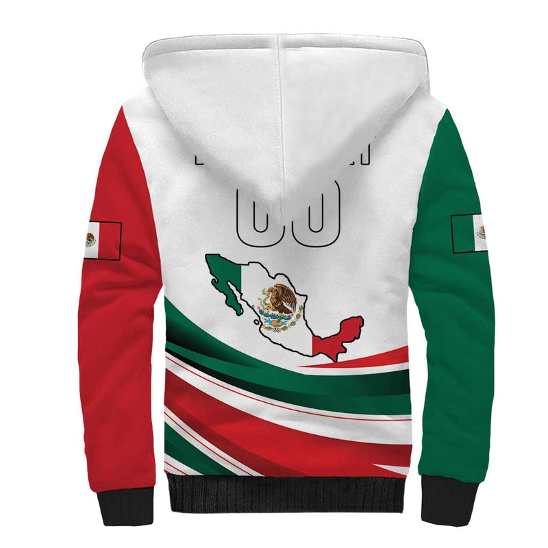 Custom Mexico Independence Day El Grito De Independencia Sherpa Hoodie