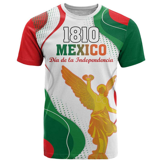 Custom Mexico Independence Day Monumento A La Independencia T Shirt