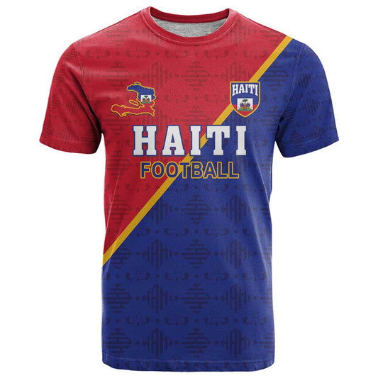 Custom Haiti Football Les Grenadiers T Shirt