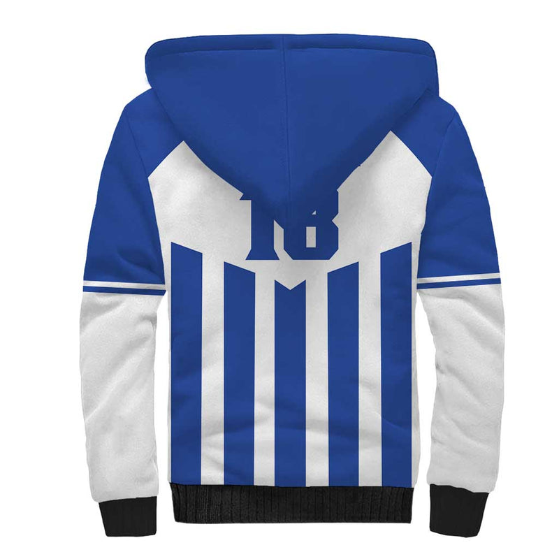 Custom Honduras Football Los Catrachos Sporty Style Sherpa Hoodie