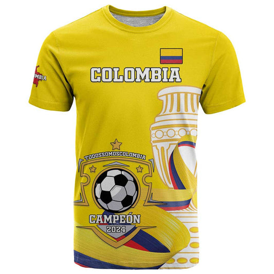 Custom Colombia Football Go Champions Unique Style T Shirt