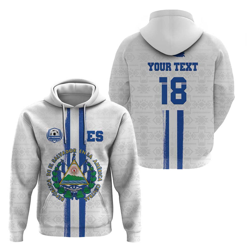 Custom El Salvador Football La Selecta Sporty Style Hoodie