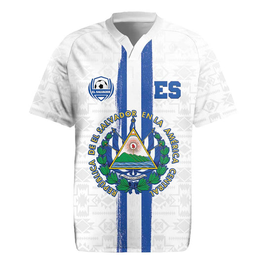 Custom El Salvador Football La Selecta Sporty Style Rugby Jersey