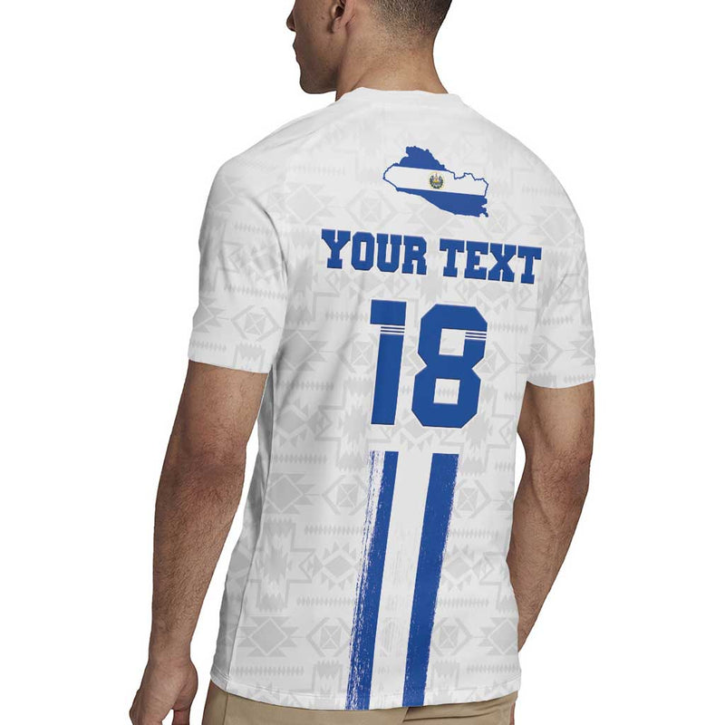 Custom El Salvador Football La Selecta Sporty Style Rugby Jersey