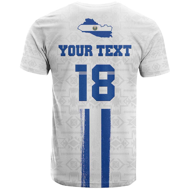 Custom El Salvador Football La Selecta Sporty Style T Shirt