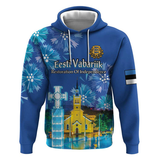 Estonian Restoration of Independence Freedom Square Tallinn Capital Hoodie