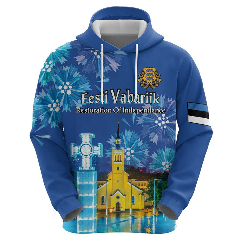 Estonian Restoration of Independence Freedom Square Tallinn Capital Hoodie