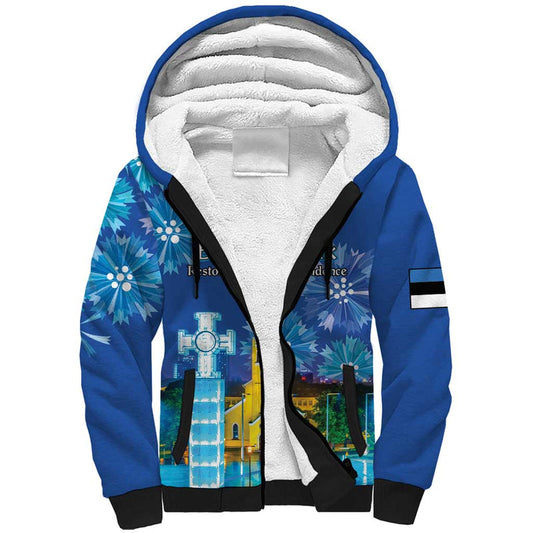 Estonian Restoration of Independence Freedom Square Tallinn Capital Sherpa Hoodie