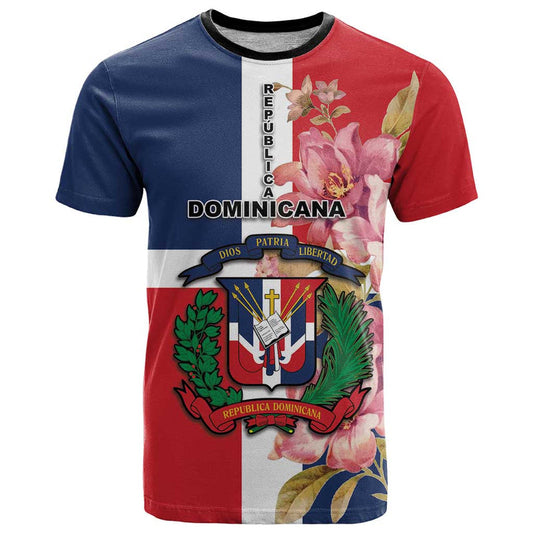 Dominican Republic Bayahbe Rose T Shirt