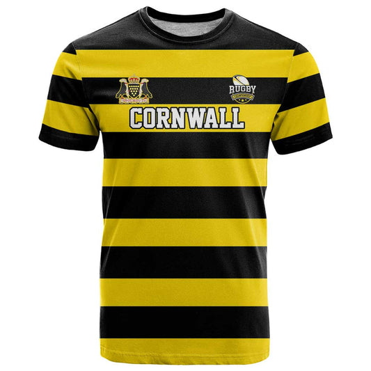 Custom Cornwall Rugby T Shirt One and All