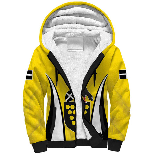 Custom Cornwall Rugby Sherpa Hoodie Cornish Chough Go Champion