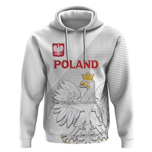 Custom Poland Football Bialo-Czerwoni Go Champion Hoodie