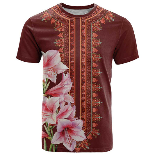 Africa Dashiki With Belladonna Lily T Shirt