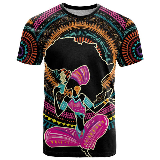 Africa Beautiful Black Woman T Shirt