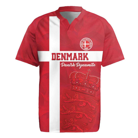 Custom Denmark Football Danish Dynamite Go Champion Rugby Jersey
