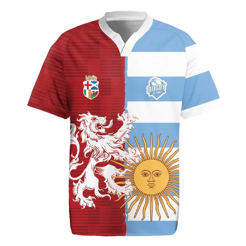 Custom British Lions Argentina Unique Style Rugby Jersey