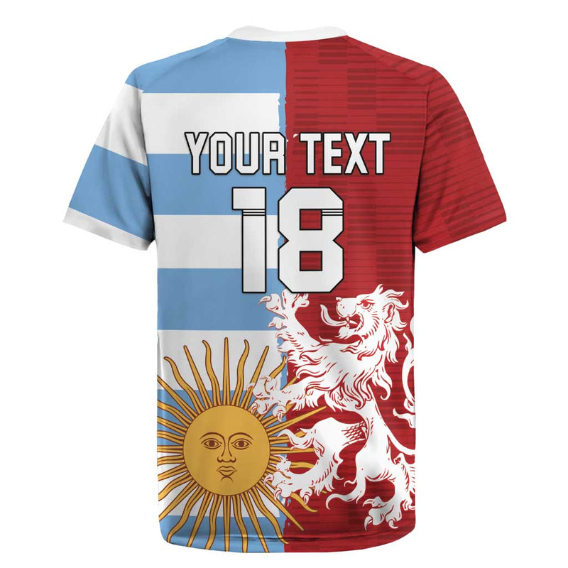 Custom British Lions Argentina Unique Style Rugby Jersey