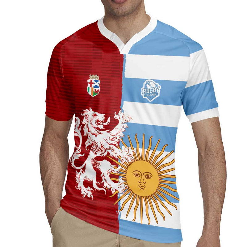 Custom British Lions Argentina Unique Style Rugby Jersey