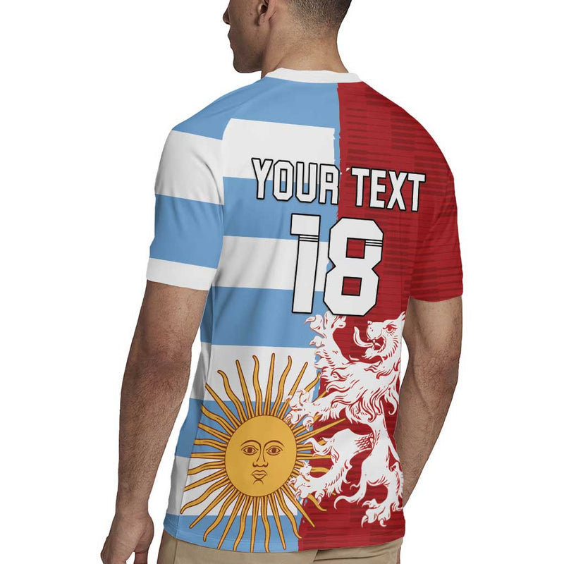 Custom British Lions Argentina Unique Style Rugby Jersey