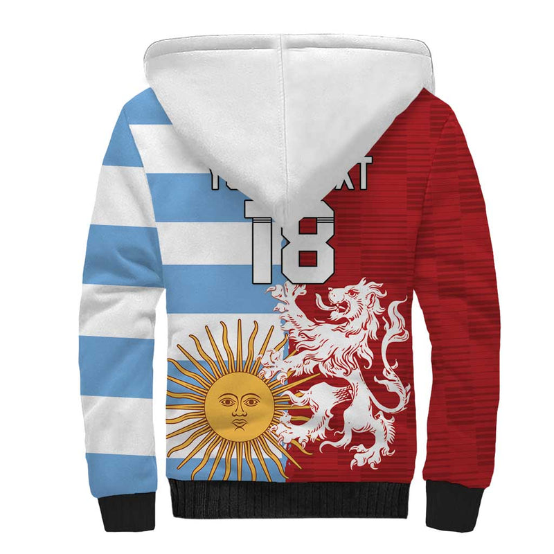 Custom British Lions Argentina Unique Style Sherpa Hoodie