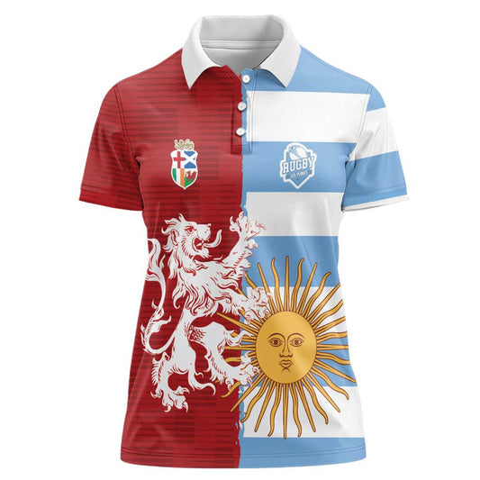 Custom British Lions Argentina Unique Style Women Polo Shirt
