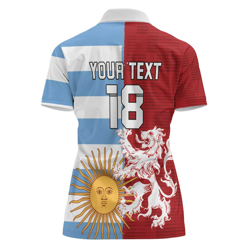 Custom British Lions Argentina Unique Style Women Polo Shirt