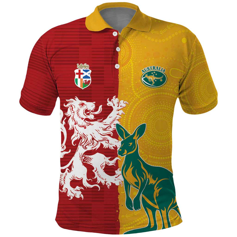Custom British Lions Australia Unique Style Polo Shirt