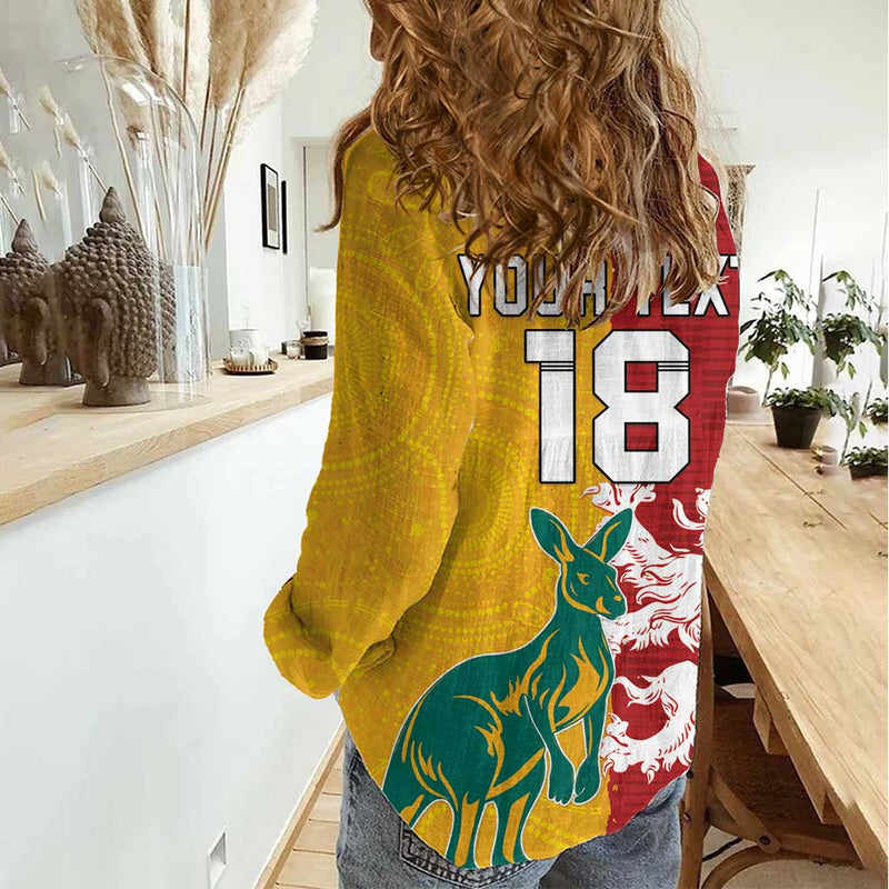 Custom British Lions Australia Unique Style Women Casual Shirt