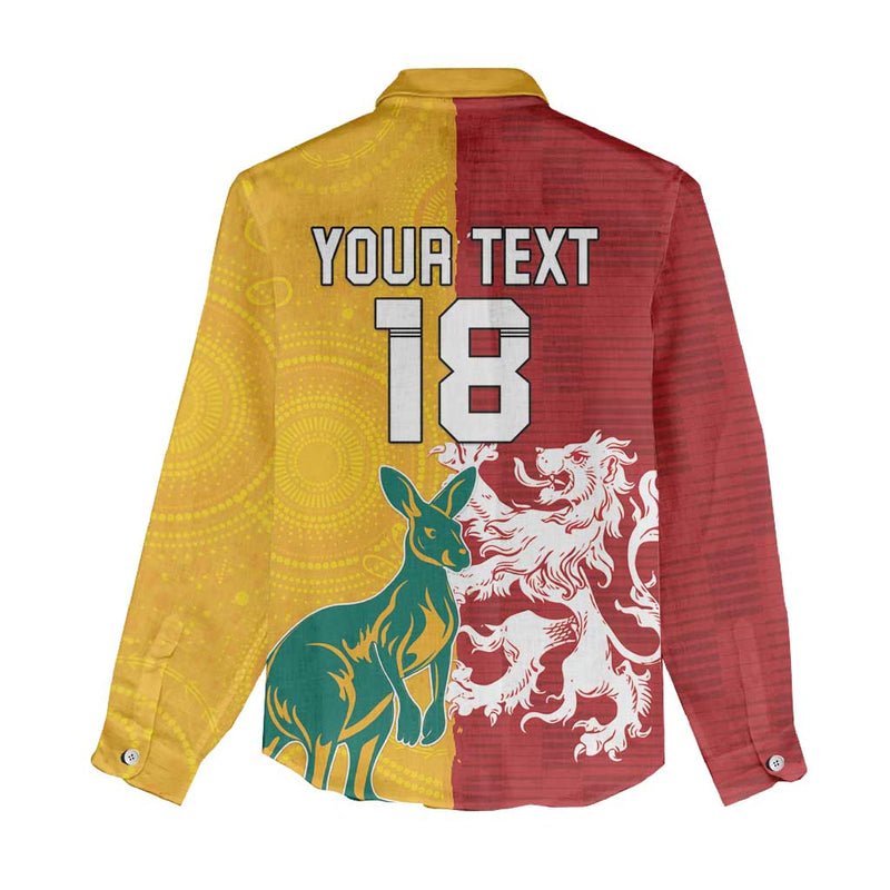 Custom British Lions Australia Unique Style Women Casual Shirt