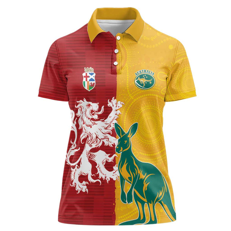 Custom British Lions Australia Unique Style Women Polo Shirt