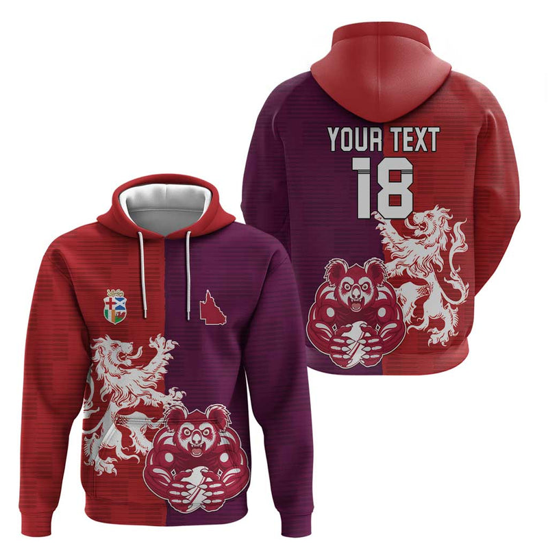 Custom British Lions Brumbies Unique Style Hoodie