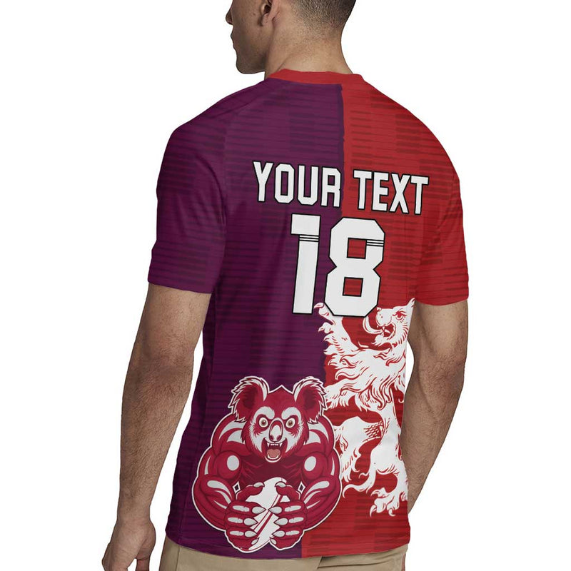 Custom British Lions Brumbies Unique Style Rugby Jersey
