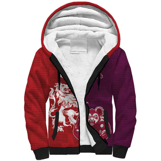 Custom British Lions Brumbies Unique Style Sherpa Hoodie