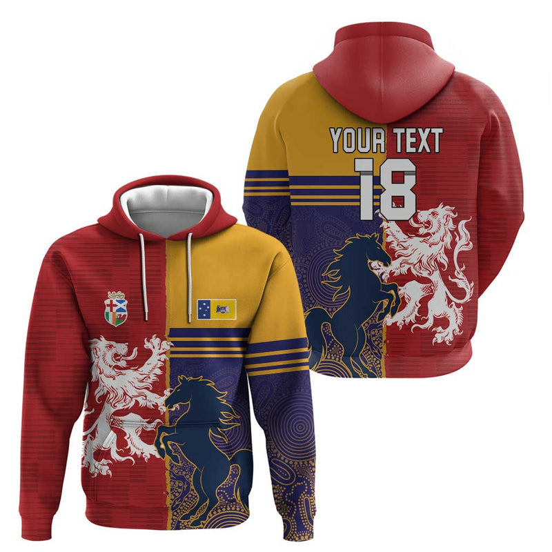 Custom British Lions Queensland Unique Style Hoodie