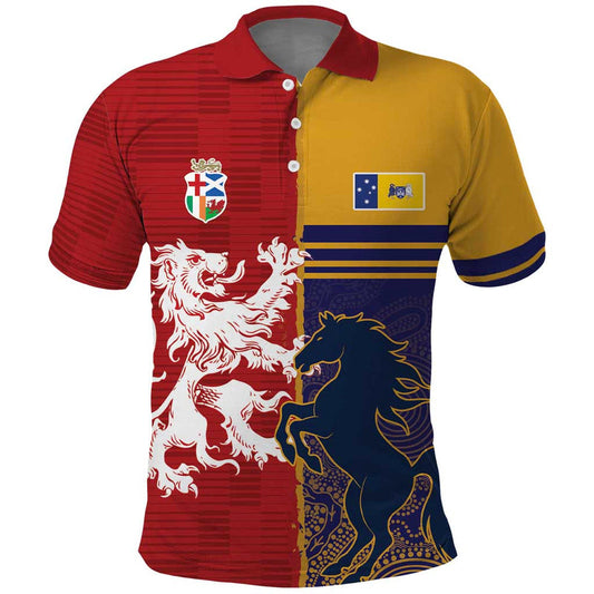 Custom British Lions Queensland Unique Style Polo Shirt