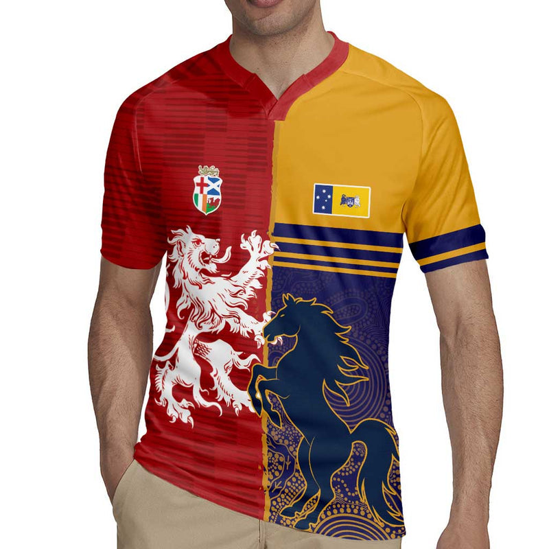 Custom British Lions Queensland Unique Style Rugby Jersey