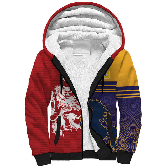 Custom British Lions Queensland Unique Style Sherpa Hoodie