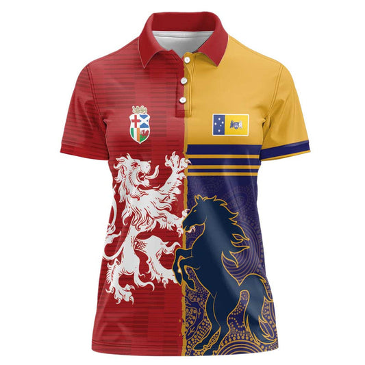 Custom British Lions Queensland Unique Style Women Polo Shirt