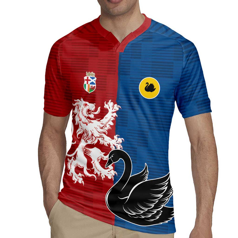 Custom British Lions Western Force Unique Style Rugby Jersey