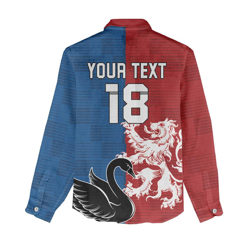 Custom British Lions Western Force Unique Style Women Casual Shirt