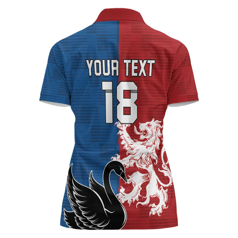 Custom British Lions Western Force Unique Style Women Polo Shirt