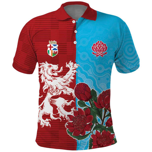 Custom British Lions Waratahs Unique Style Polo Shirt