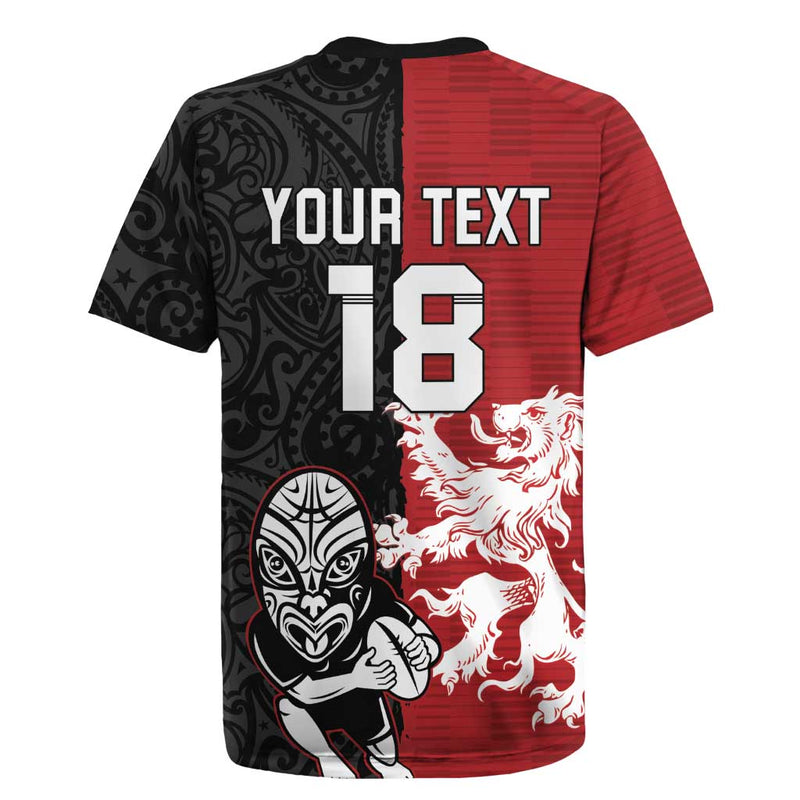 Custom British Lions New Zealand Unique Style Rugby Jersey