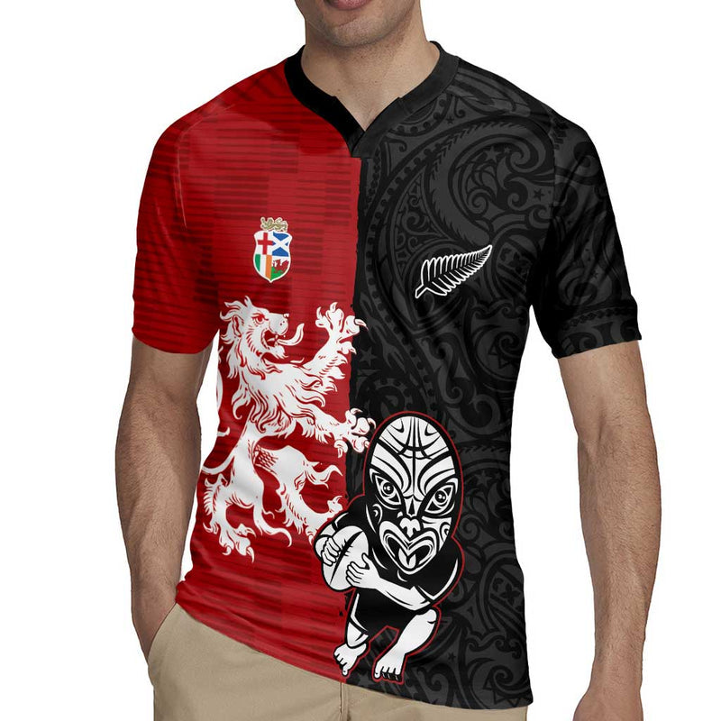 Custom British Lions New Zealand Unique Style Rugby Jersey