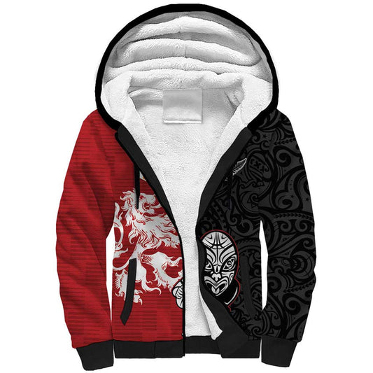 Custom British Lions New Zealand Unique Style Sherpa Hoodie