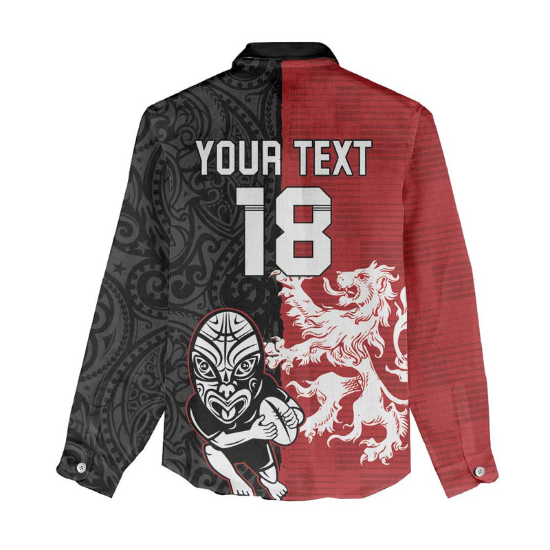 Custom British Lions New Zealand Unique Style Women Casual Shirt