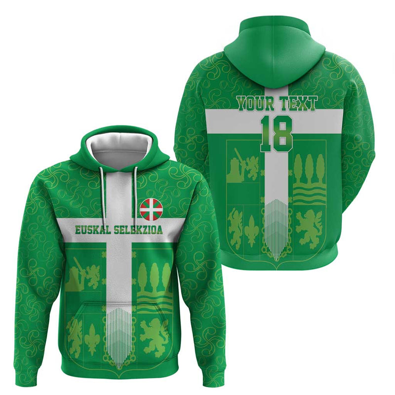 Custom Basque Euskadi Football Euskal Selekzioa Go Champion Hoodie